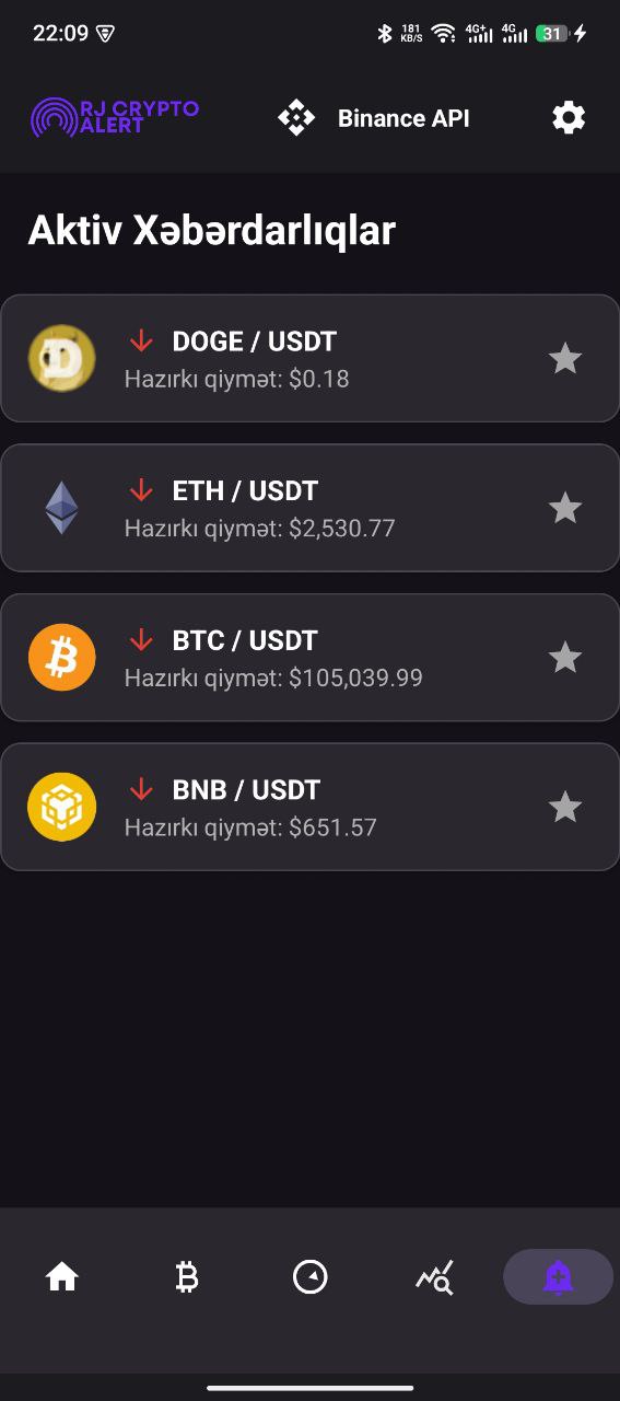 RJ Crypto Alert Screenshot 2