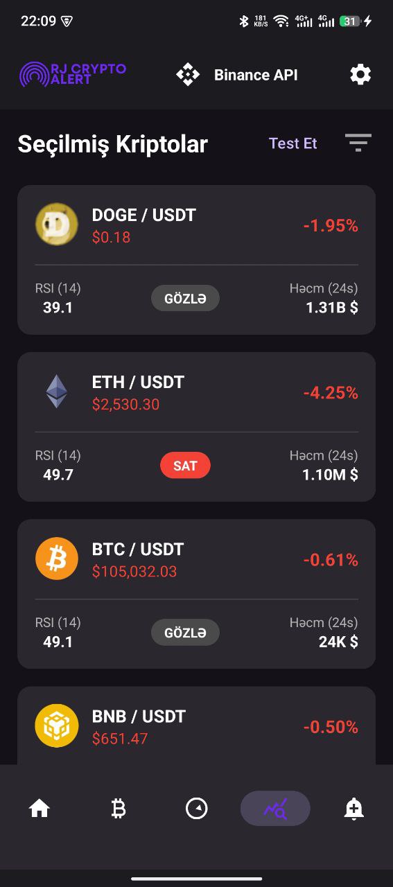 RJ Crypto Alert Screenshot 3